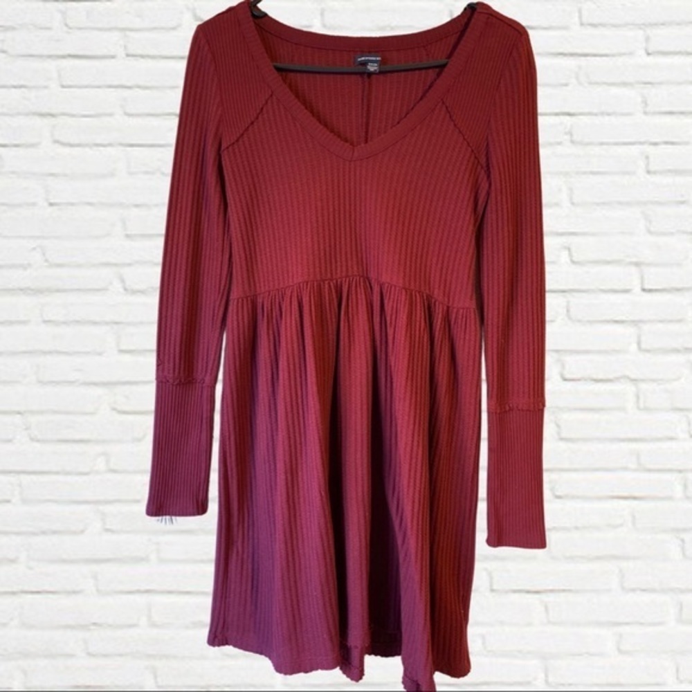 Dark Maroon American Eagle Dress